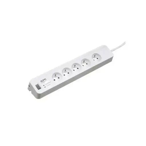 Multiprise Parafoudree  APC 5 Prises-(PM5-FR)-Blanc Original 